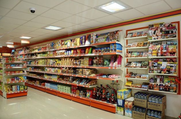 supermarket rack in kerala